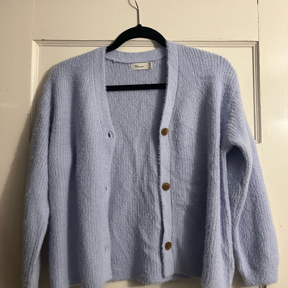 Women's Light Blue Cardigan Sweater